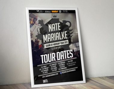Nate Marialke Germany Tour Poster