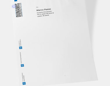 Dunamis Chiropractic Letterhead Design